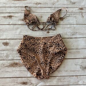 Skatie Bikini Set in Leopard